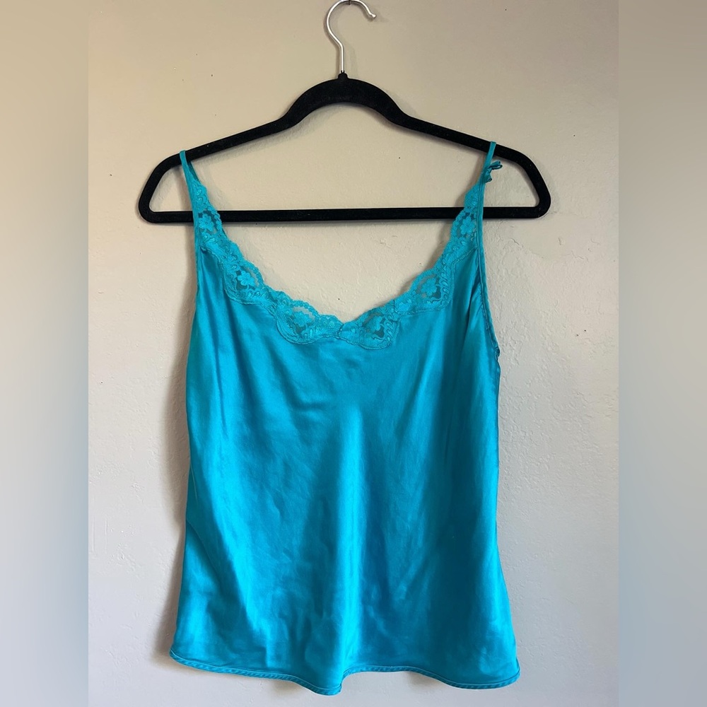 Victoria’s Secret Teal Silk Tank